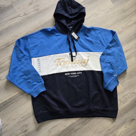 Tommy Hilfiger Men's TJ Archive Relaxed Hoodie Sweatshirt Outerwear Size XXL NWT - Picture 3 of 9
